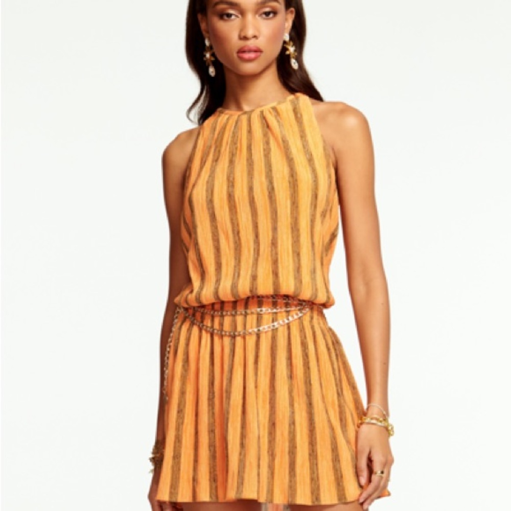 Ramy Brook Paris Stripe Dress NWT